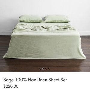 BRAND NEW IN BAG ✨ Bed Threads Sage Sheets